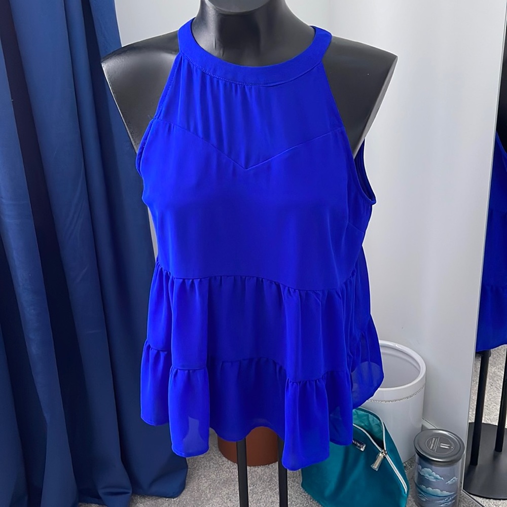 Royal blue top
